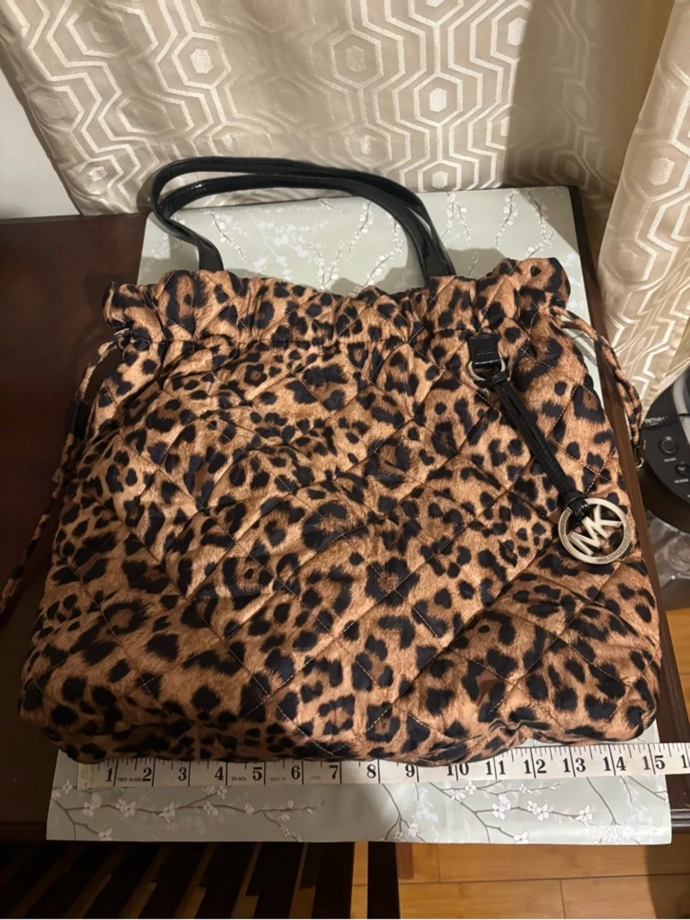Michael Kors leopard quilt bag - Picture 1 of 5